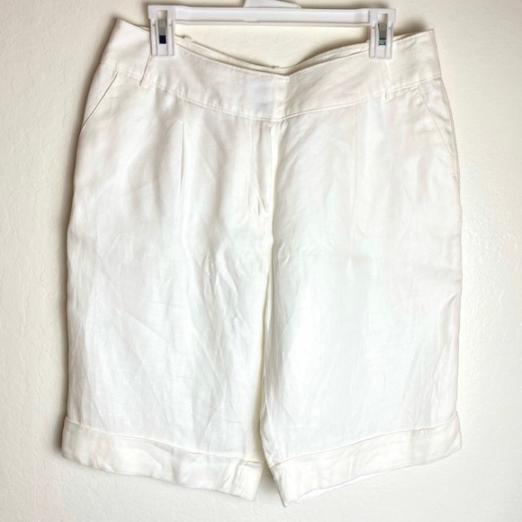 Worthington White Two Piece Suit Shorts and Cropped Jacket - Picture 5 of 5